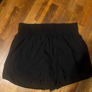 Women's Black Athletic Shorts